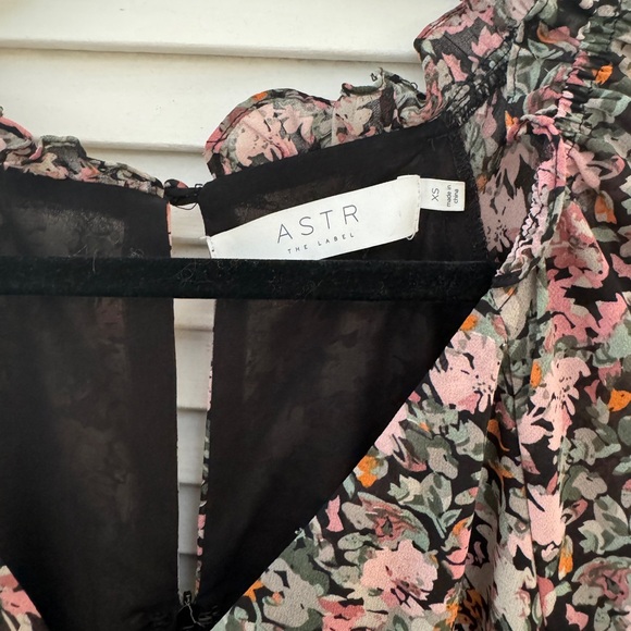 Floral Print Mini Dress - Picture 6 of 6